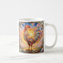 En eterisk tupp kaffemugg