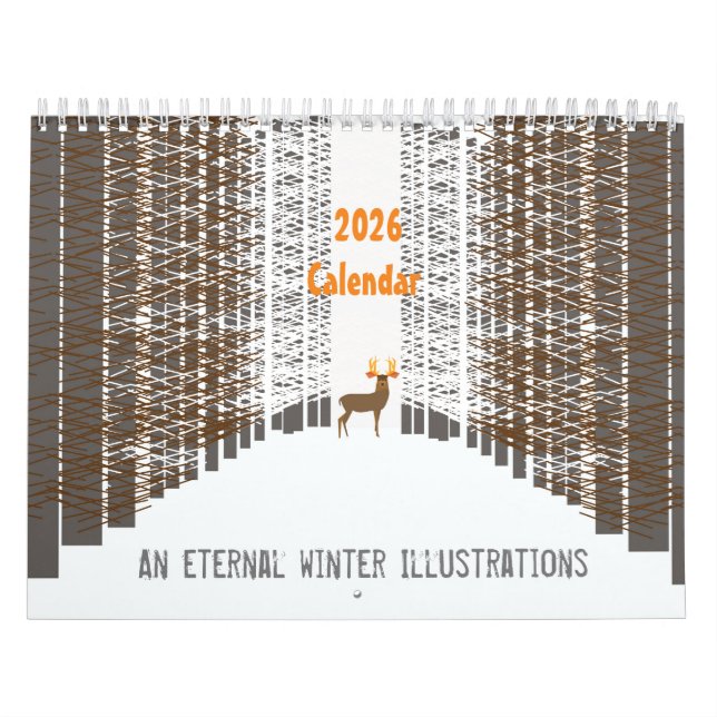 En evig vinterkalender kalender (Omslag)