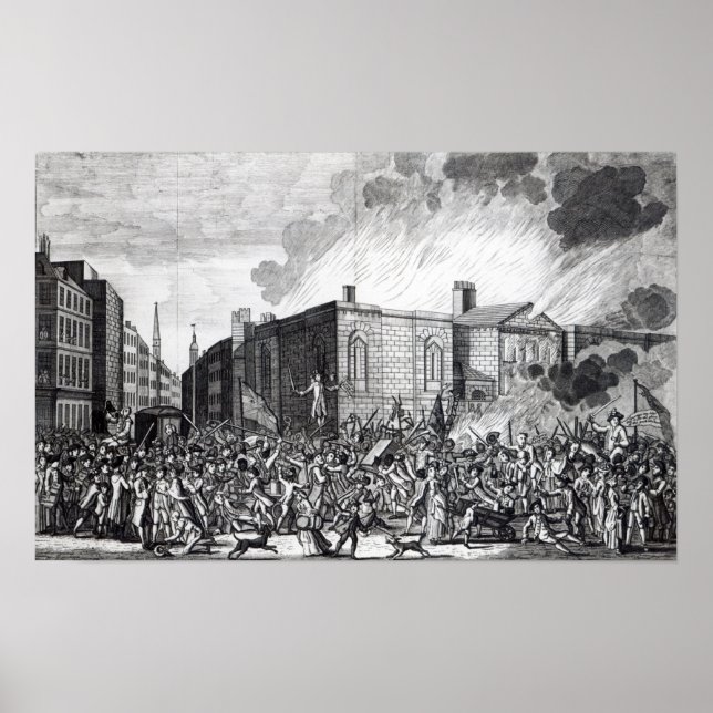En exakt återgivning av bränningen poster (Framsidan)