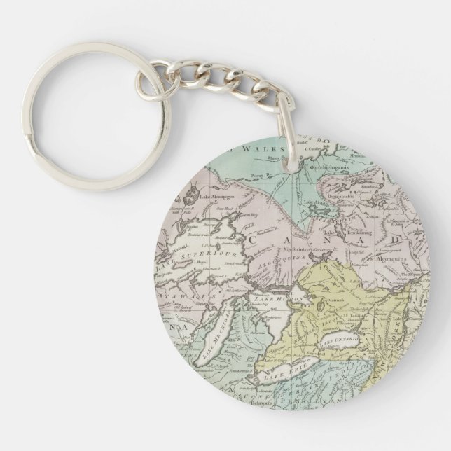 En exakt karta av Kanada, 1761 (Framsidan)