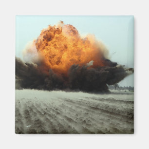 En explosion får utbrott magnet