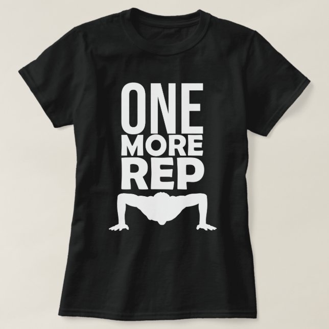 En Extra Rep Motivation Gym T-Shirt (Design framsida)