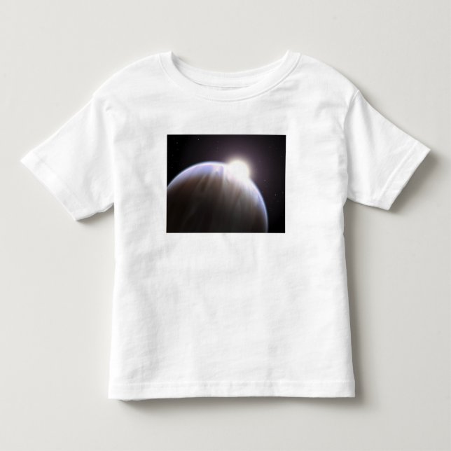 En extrasolär planet med sin överordnade stjärna tee shirt (Framsida)