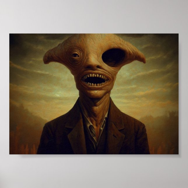 En Eyed Horror Creator Porträtt Poster (Framsidan)