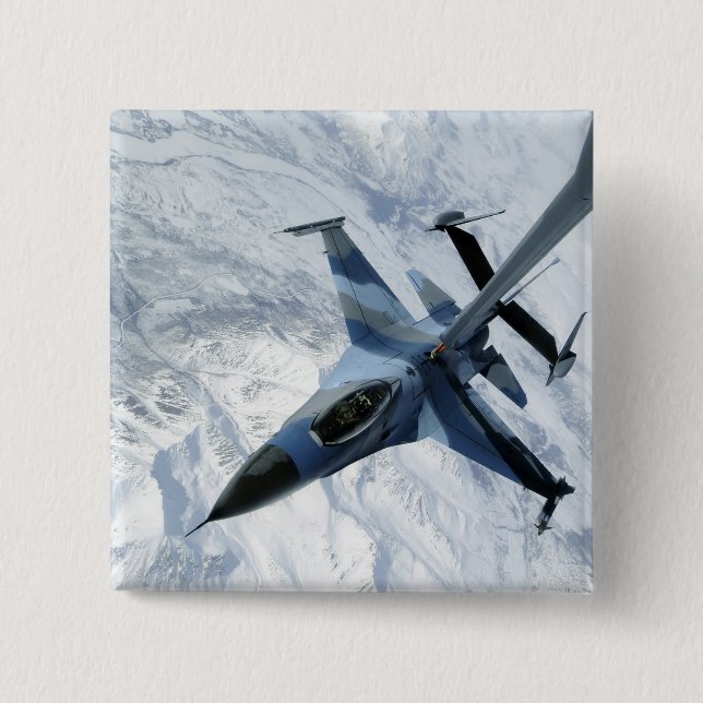 En F-16-aggregerare sitter i kontaktposition Knapp (Framsida)