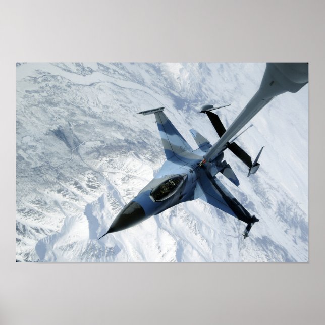 En F-16-aggregerare sitter i kontaktposition Poster (Framsidan)
