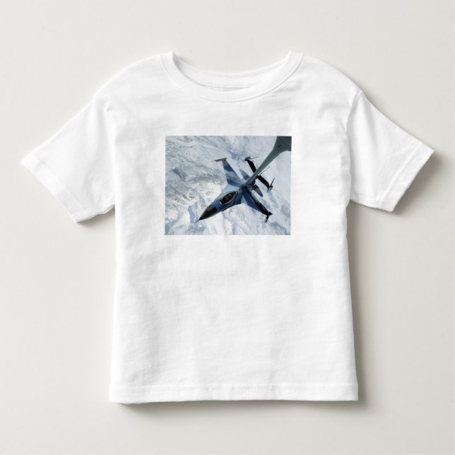 En F-16-aggregerare sitter i kontaktposition Tee Shirt (Framsida)