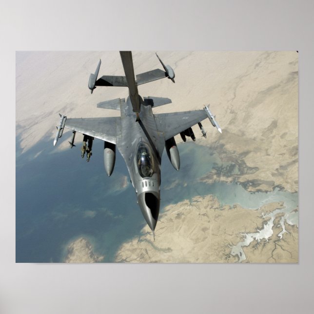 En F-16-flykting mot Falcon Poster (Framsidan)