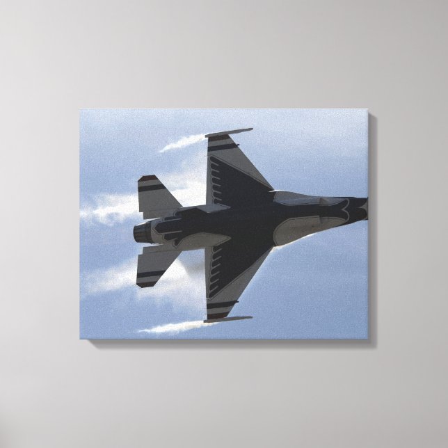 En F-16-kamp mot Falcon drar upp G:s Canvastryck (Framsida)