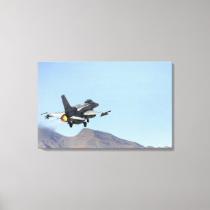 En F-16E från Uniteden Arab Emirates Canvastryck