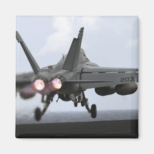 En F/A-18E-Toppen-häftning Magnet (Framsidan)