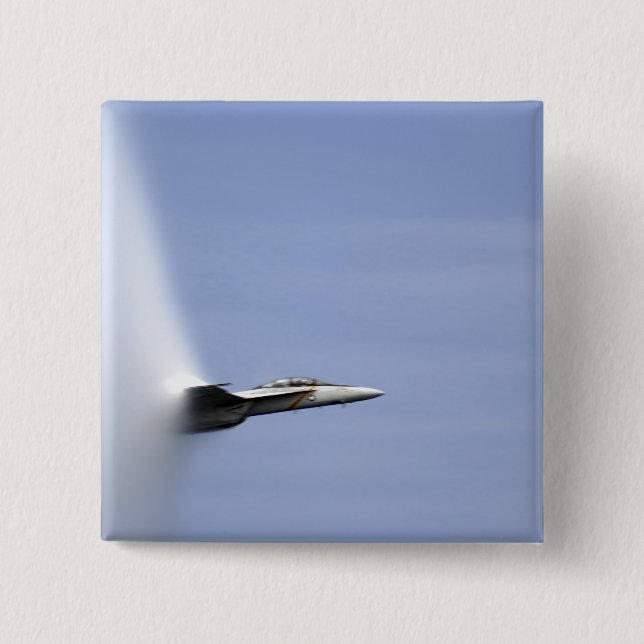 En F/A-18E-Toppen-hornet når hastigheten för den Knapp (Framsida)