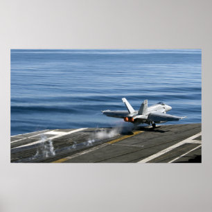En F-/A-18Etoppenbålgeting Poster