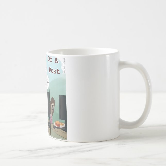 En Facebook-inläggets anatomi är rolig Kaffemugg (Höger)
