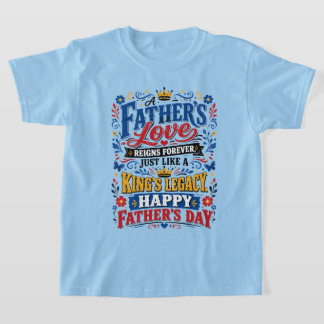 En faders kärlek varar för evigt t shirt