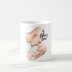 En faders ömma ögonblick kaffemugg