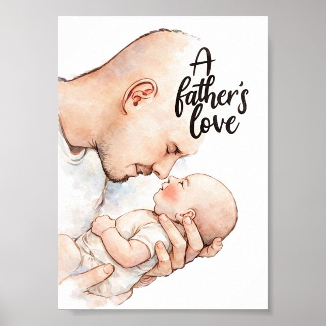 En faders ömma ögonblick poster (Framsidan)