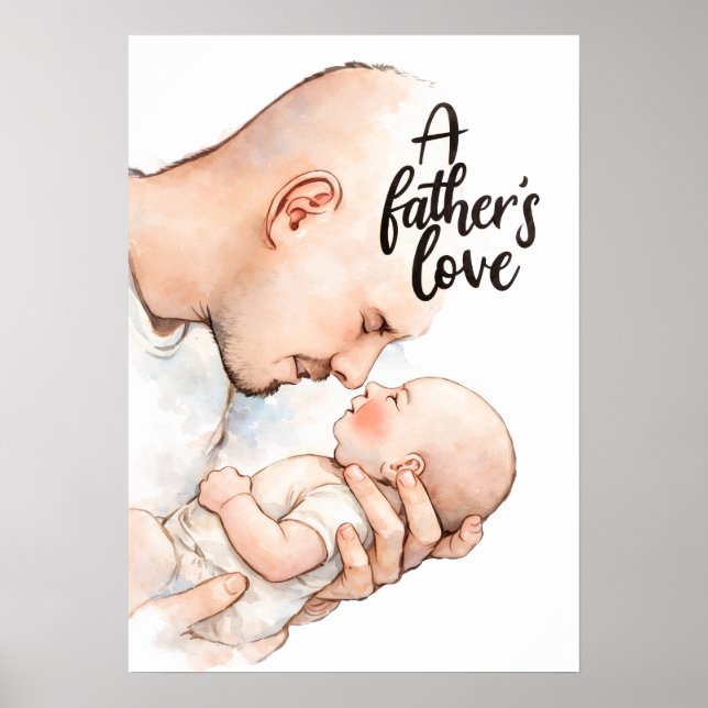En faders ömma ögonblick poster (Framsidan)