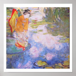 En Faerie - collagekonst Poster