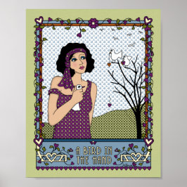 En fågel i Hand_A_8x10-Poster Poster