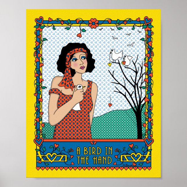 En fågel i Hand_B_8x10-Poster Poster (Framsidan)