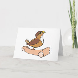 En fågel i handen kort