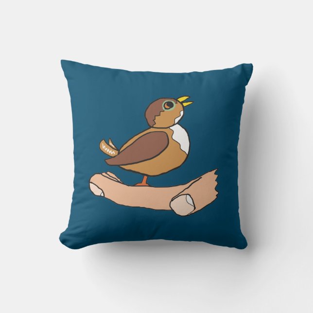 En fågel i handen kudde (Framsida)