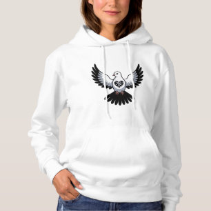 en fågel med vingar brett utbredda, T-Shirt