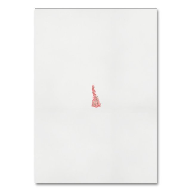 en fågel teckning med blommor bordsnummer (Framsidan)