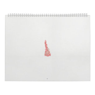 en fågel teckning med blommor kalender