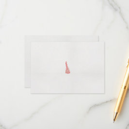 en fågel teckning med blommor tilläggskort