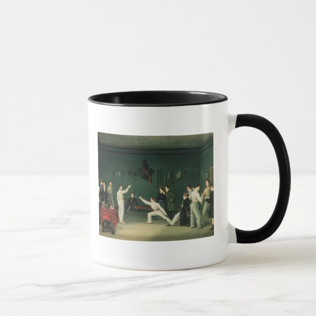 En fäktningplats, 1827 mugg (Höger)