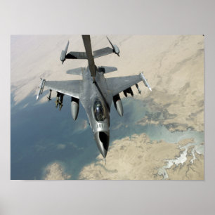 En falk för stridighet F-16 tankar Poster