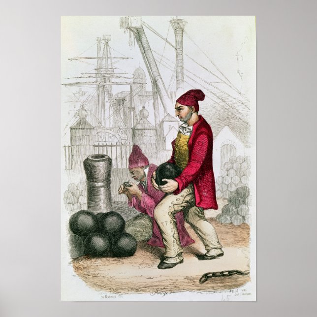 En fälla i Toulon Penal Colony Poster (Framsidan)