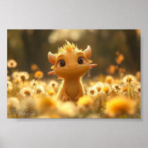 En Fält av Gultens utskrift och hämtningsbara file Poster