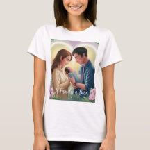 En familj är född T-shirt för nyföräldrar