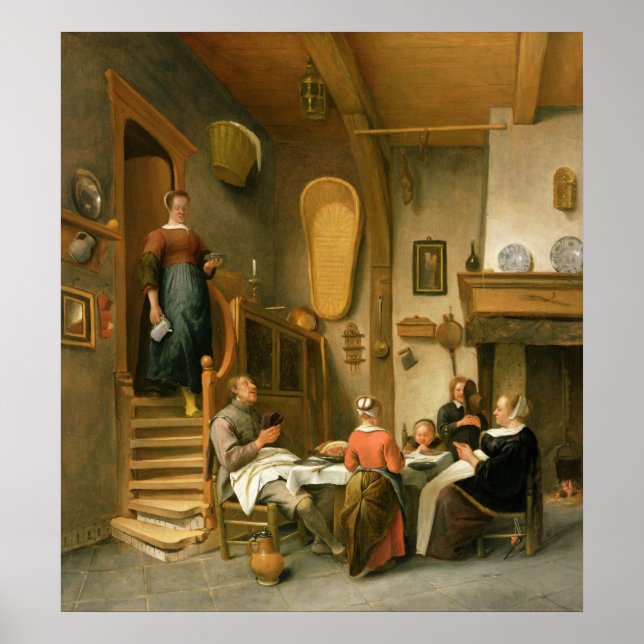 En familj betalar Grace Poster (Framsidan)