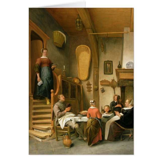 En familjordstävnåd hälsningskort (Framsidan)