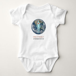 En Family World Peace Movement BABY 1-PC BODYSUIT T Shirt