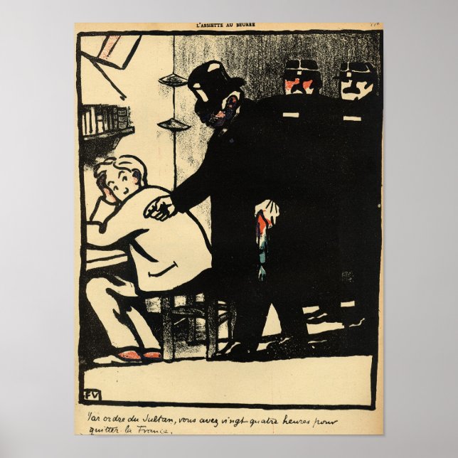 En fånge förs ut från Crimes och Poster (Framsidan)