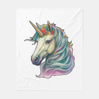 En Fantastical Unicorn! Fleecefilt