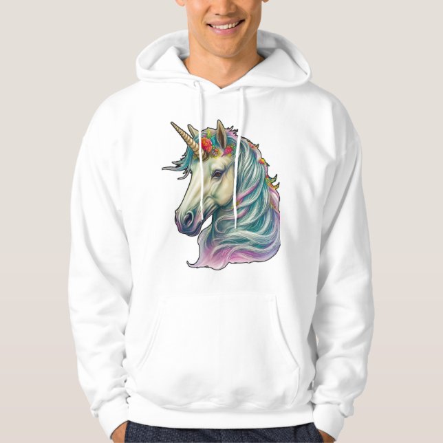 En Fantastical Unicorn! Hoodie (Framsida)
