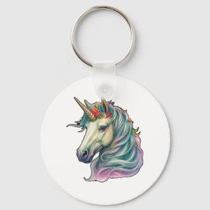 En Fantastical Unicorn! Nyckelring