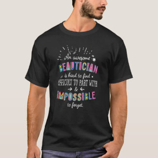 En Fantastisk Beautician Cute Hairdresser Idea T Shirt