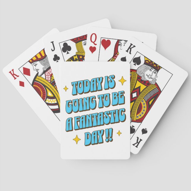 En fantastisk dag casinokort (Baksidan)