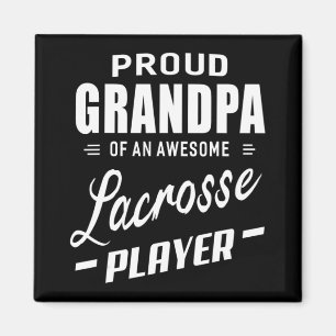 En Fantastisk Lacrosse-spelare, stolt farfar Magnet