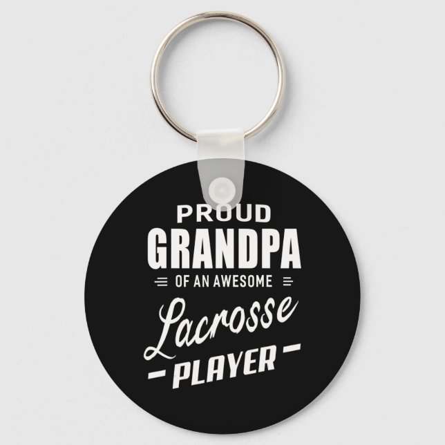 En Fantastisk Lacrosse-spelare, stolt farfar Nyckelring (Framsida)