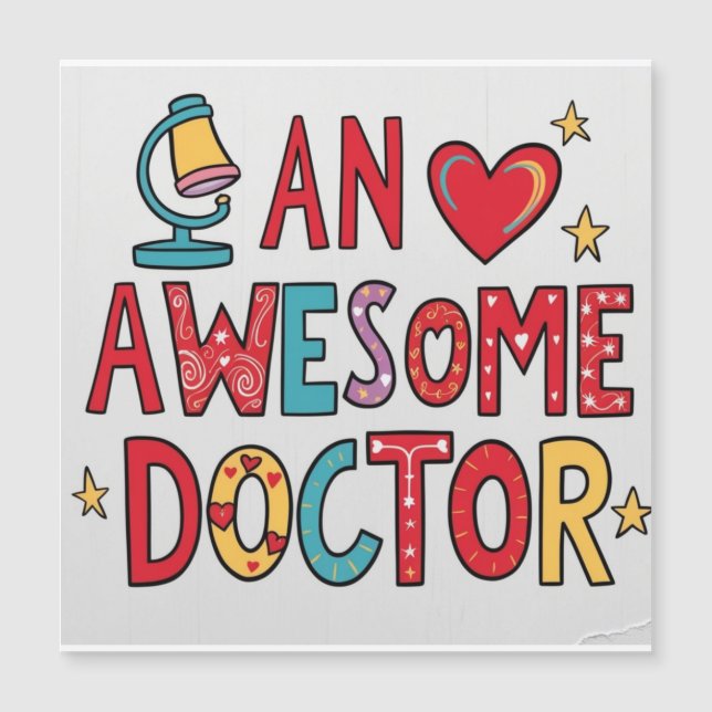 En fantastisk läkare. Tack gåva  (Framsida)