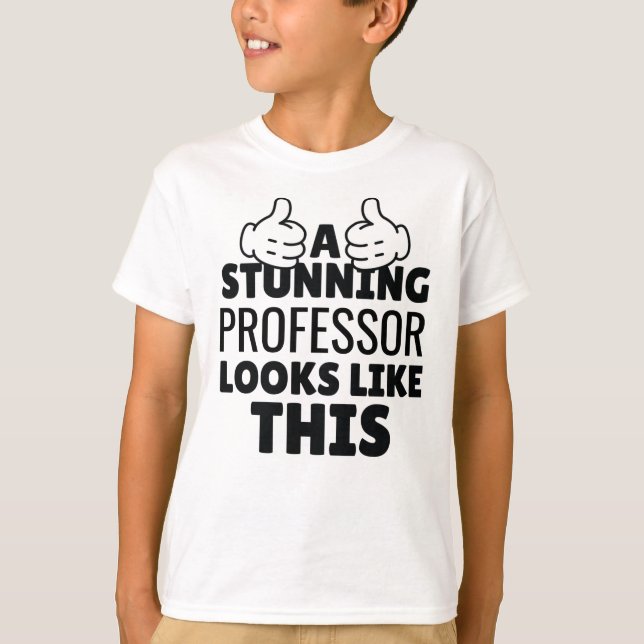 En fantastisk professor ser ut som den här konstig t shirt (Framsida)