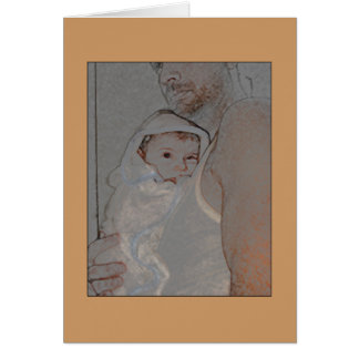 EN FAR KÄRLEK HÄLSNINGSKORT